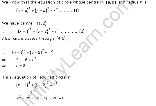 RD-Sharma-class-11-Solutions-Chapter-24-Circles-Ex-24.1-Q-3