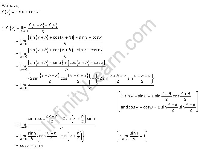 RD-Sharma-class-11 Solutions-Derivatives-Chapter-30-Ex-30.2-Q-3 viii