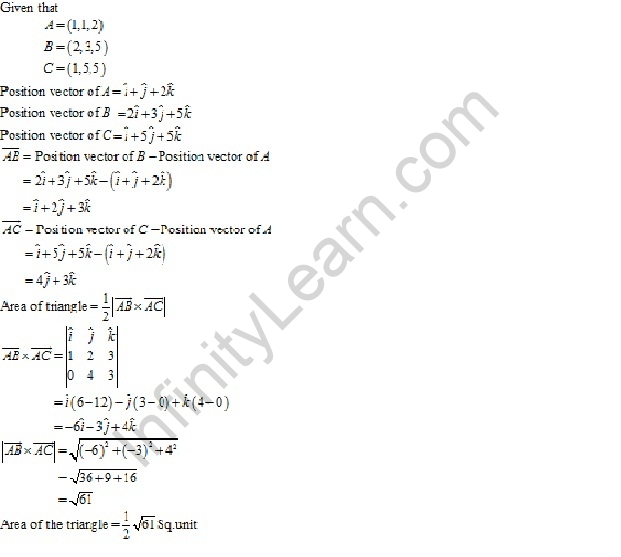 RD Sharma Class 12 Solutions Online Chapter 25 Vector or Cross Product Ex 25.1 Q34