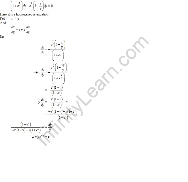 RD Sharma Class 12 Solutions Chapter 22 Differential Equations Ex 22.9 Q25