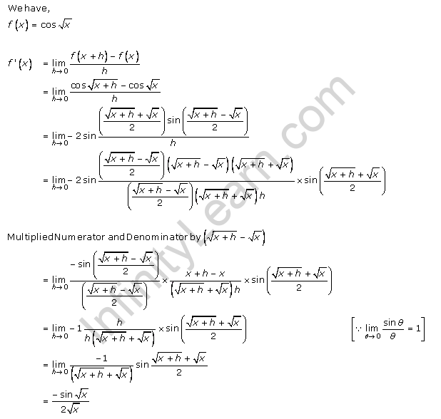 RD-Sharma-class-11 Solutions-Derivatives-Chapter-30-Ex-30.2-Q-5 i