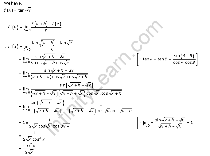RD-Sharma-class-11 Solutions-Derivatives-Chapter-30-Ex-30.2-Q-5 ii