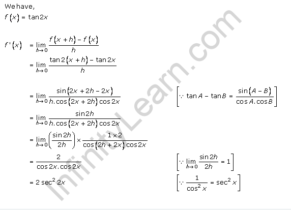 RD-Sharma-class-11 Solutions-Derivatives-Chapter-30-Ex-30.2-Q-4 ii