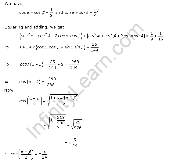 RD-Sharma-class-11-Solutions-Chapter-9-Tigonometric-Ratios-of-Multiple-And-Submultiple-Angles-Ex-9.1-Q-39