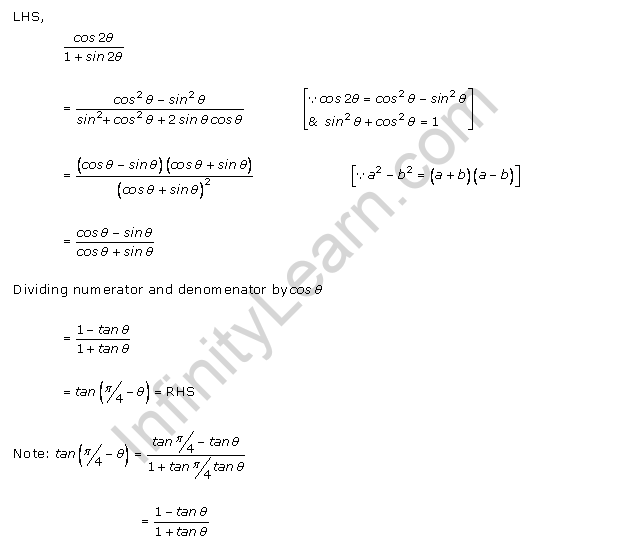 RD-Sharma-class-11-Solutions-Chapter-9-Tigonometric-Ratios-of-Multiple-And-Submultiple-Angles-Ex-9.1-Q-7