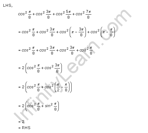 RD-Sharma-class-11-Solutions-Chapter-9-Tigonometric-Ratios-of-Multiple-And-Submultiple-Angles-Ex-9.1-Q-9