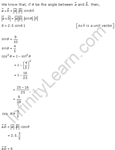 RD Sharma Class 12 Solutions Online Chapter 25 Vector or Cross Product Ex 25.1 Q11