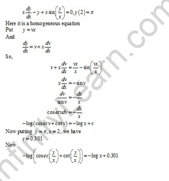 RD Sharma Class 12 Solutions Chapter 22 Differential Equations Ex 22.9 Q36-ix