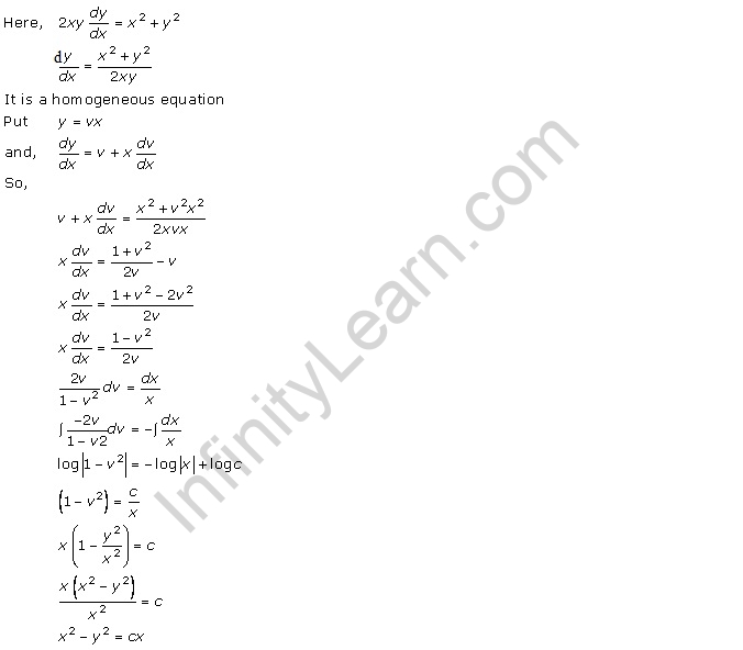 RD Sharma Class 12 Solutions Chapter 22 Differential Equations Ex 22.9 Q7