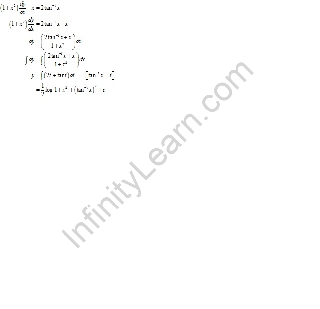 RD Sharma Class 12 Solutions Chapter 22 Differential Equations Ex 22.5 Q18