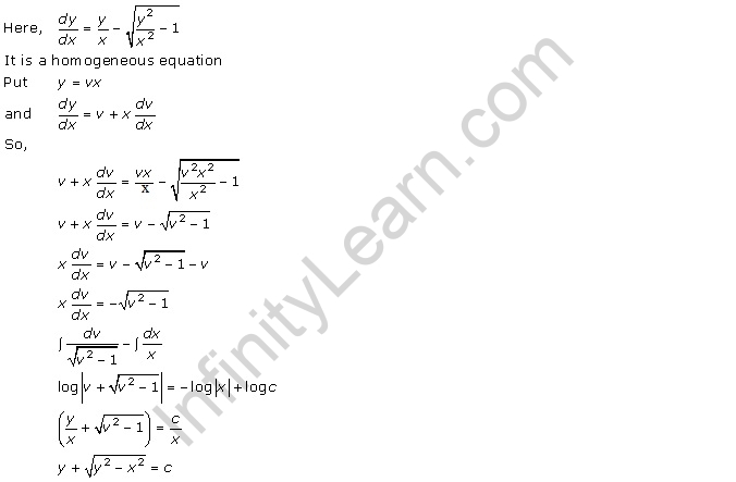 RD Sharma Class 12 Solutions Chapter 22 Differential Equations Ex 22.9 Q17