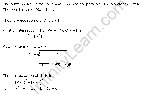 RD-Sharma-class-11-Solutions-Chapter-24-Circles-Ex-24.1-Q-13