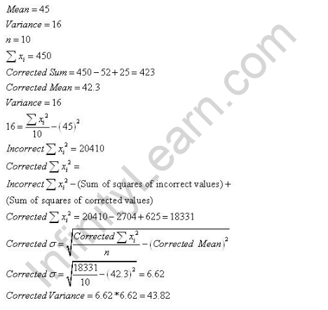 RD-Sharma-class-11 Solutions-Chapter-32-Statistics-Ex-32.6-Q-9