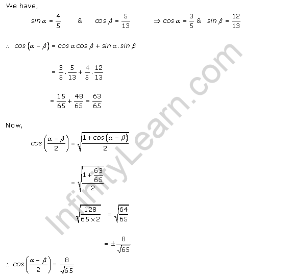 RD-Sharma-class-11-Solutions-Chapter-9-Tigonometric-Ratios-of-Multiple-And-Submultiple-Angles-Ex-9.1-Q-40
