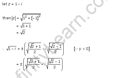 RD-Sharma-class-11-Solutions-Chapter-13-Complex-Numbers-Ex-13.3-Q-1-ii