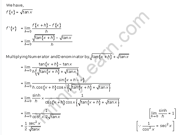 RD-Sharma-class-11 Solutions-Derivatives-Chapter-30-Ex-30.2-Q-4 iii