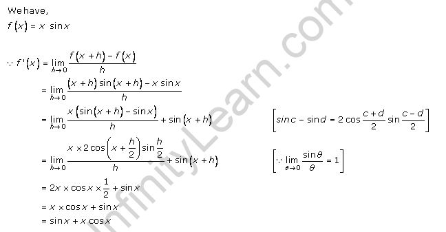 RD-Sharma-class-11 Solutions-Derivatives-Chapter-30-Ex-30.2-Q-3