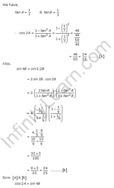 RD-Sharma-class-11-Solutions-Chapter-9-Tigonometric-Ratios-of-Multiple-And-Submultiple-Angles-Ex-9.1-Q-33