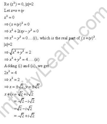 RD-Sharma-class-11-Solutions-Chapter-13-Complex-Numbers-Ex-13.2-Q-19
