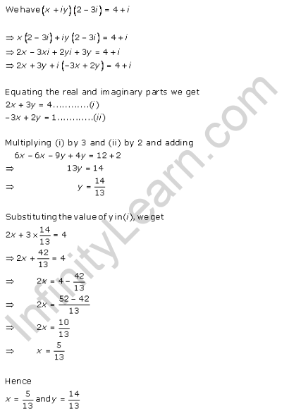RD-Sharma-class-11-Solutions-Chapter-13-Complex-Numbers-Ex-13.2-Q-2
