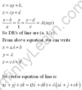 RD Sharma Class 12 Solutions Chapter 28 Straight Line in Space Ex 28.1 Q10