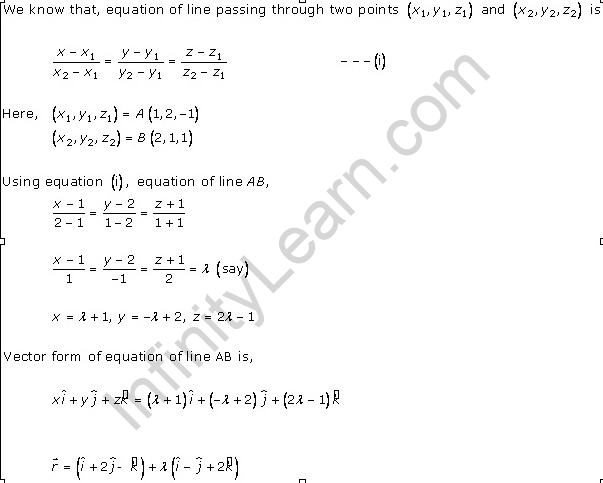 RD Sharma Class 12 Solutions Chapter 28 Straight Line in Space Ex 28.1 Q4