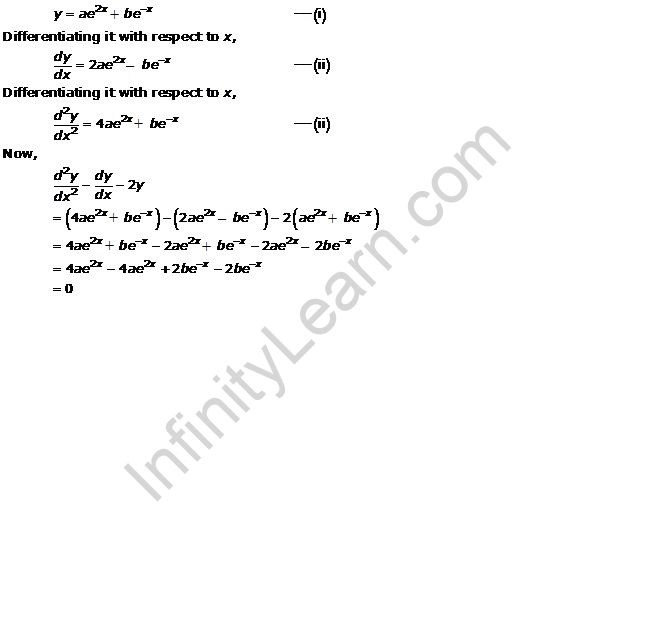 RD Sharma Class 12 Solutions Chapter 22 Differential Equations Ex 22.3 Q3