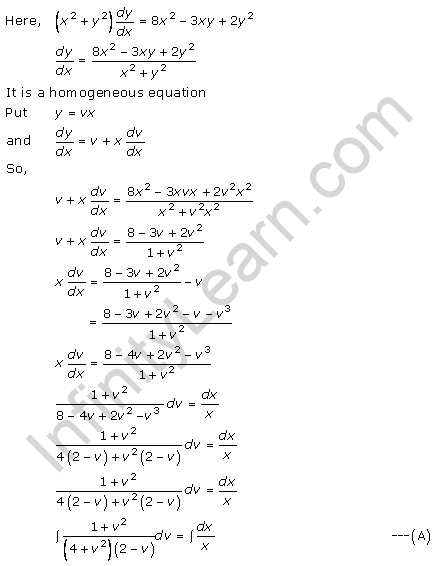RD Sharma Class 12 Solutions Chapter 22 Differential Equations Ex 22.9 Q26