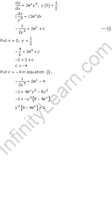 RD Sharma Class 12 Solutions Chapter 22 Differential Equations Ex 22.7 Q42