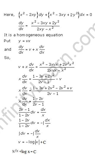 RD Sharma Class 12 Solutions Chapter 22 Differential Equations Ex 22.9 Q27