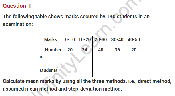 class 10 maths statistics mode questions