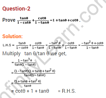 trigonometry case study questions class 10 chapter 8