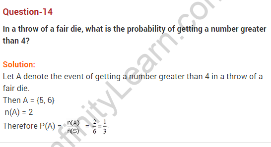 class 10 maths probability extra questions