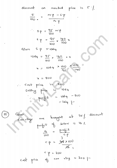 RD-Sharma-Class-8-Solutions-Chapter-13-Profit-Loss-Discount-And-VAT-Ex-13.2-Q-10