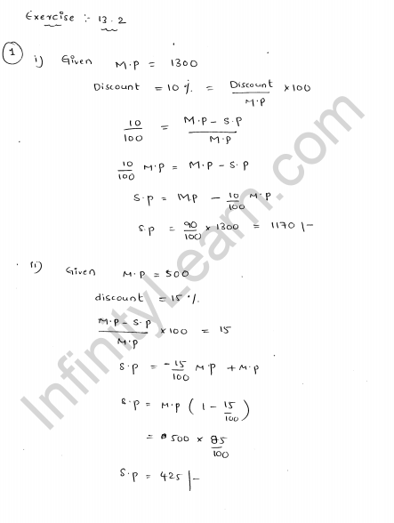 RD-Sharma-Class-8-Solutions-Chapter-13-Profit-Loss-Discount-And-VAT-Ex-13.2-Q-1