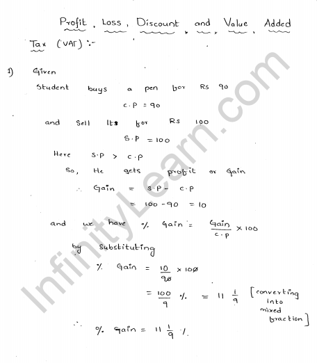 RD-Sharma-Class-8-Solutions-Chapter-13-Profit-Loss-Discount-And-VAT-Ex-13.1-Q-1