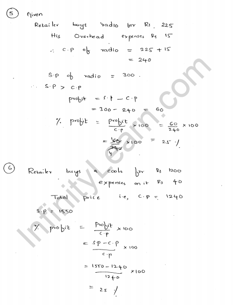 RD-Sharma-Class-8-Solutions-Chapter-13-Profit-Loss-Discount-And-VAT-Ex-13.1-Q-4