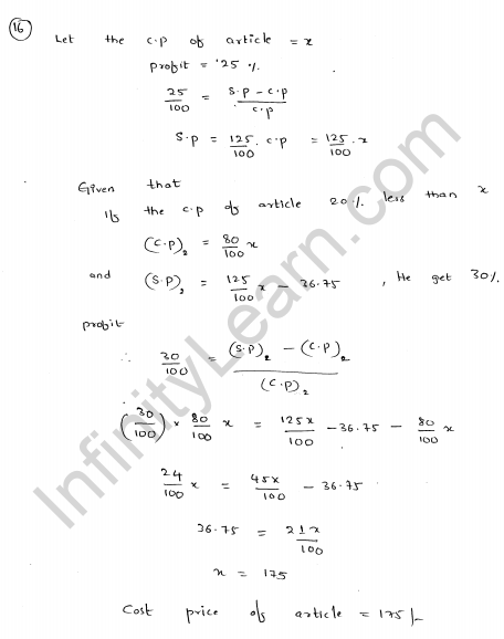 RD-Sharma-Class-8-Solutions-Chapter-13-Profit-Loss-Discount-And-VAT-Ex-13.1-Q-11