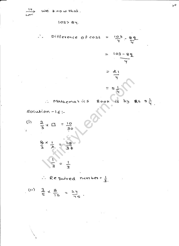 RD sharma Solutions Class 7 Maths Chapter 2 Fractions Exercise 2.1-019