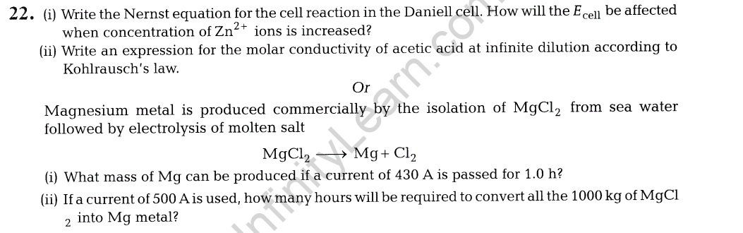 CBSE Sample Papers for Class 12 SA2 Chemistry Solved 2016 Set 9-5