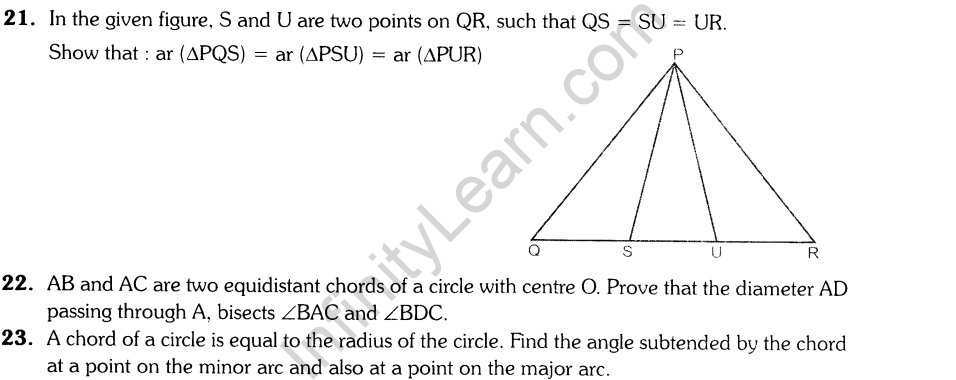 CBSE Sample Papers for Class 9 SA2 Maths Solved 2016 Set 5-8