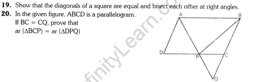 CBSE Sample Papers for Class 9 SA2 Maths Solved 2016 Set 5-7