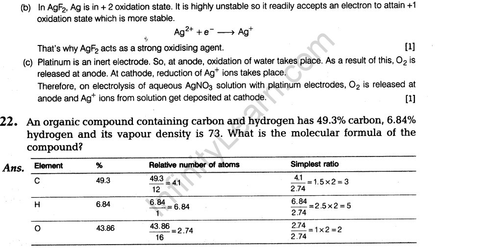 CBSE Sample Papers for Class 11 Chemistry Solved 2016 Set 4-51