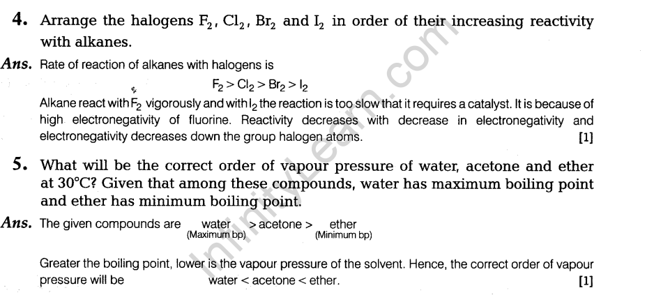 CBSE Sample Papers for Class 11 Chemistry Solved 2016 Set 5-30