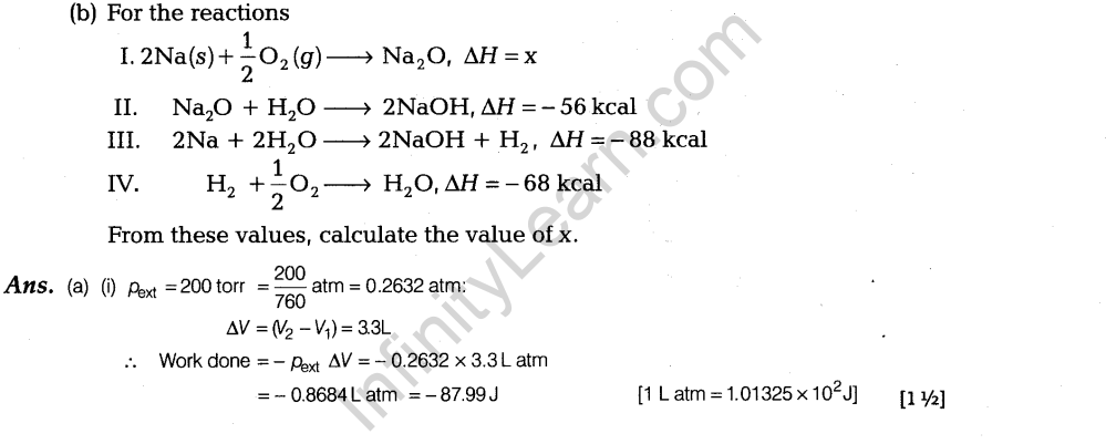 CBSE Sample Papers for Class 11 Chemistry Solved 2016 Set 4-64