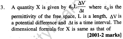 JEE Main Previous Year Papers Questions With Solutions Physics Units, Dimensions And Errors-3