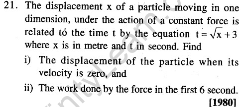 JEE Main Previous Year Papers Questions With Solutions Physics Work,Energy And Power-19