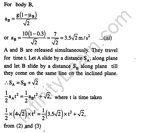 JEE Main Previous Year Papers Questions With Solutions Physics Laws of Motion-60