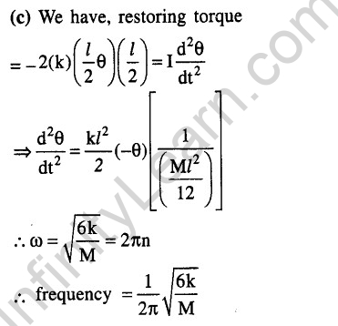 JEE Main Previous Year Papers Questions With Solutions Physics Simple Harmonic Motion-14
