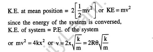 JEE Main Previous Year Papers Questions With Solutions Physics Simple Harmonic Motion-58